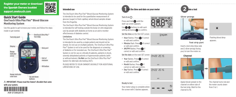 Imagen de la primera página del manual del dispositivo Ultra Plus Flex