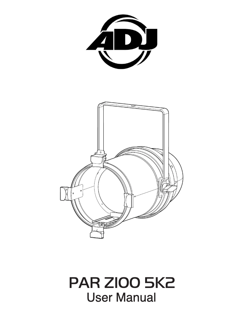 Página 1 del manual Manual de usuario Adj Par Z100 5K2