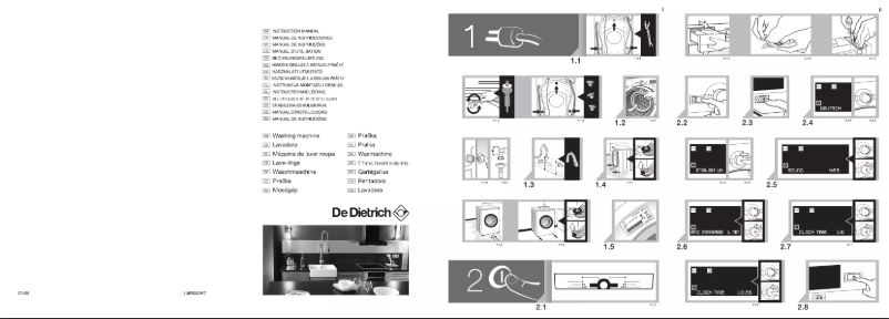 Imagen de la primera página del manual del dispositivo DFW 814 B