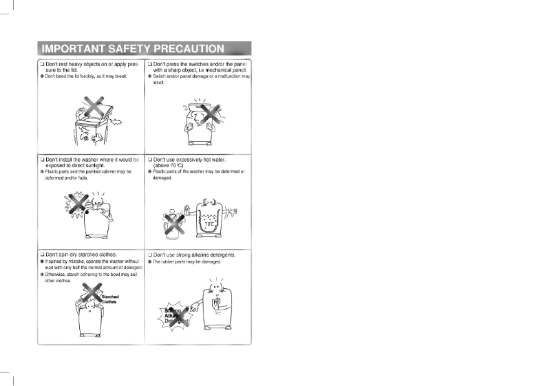 Página 1 del manual Manual de usuario LG WF-973T