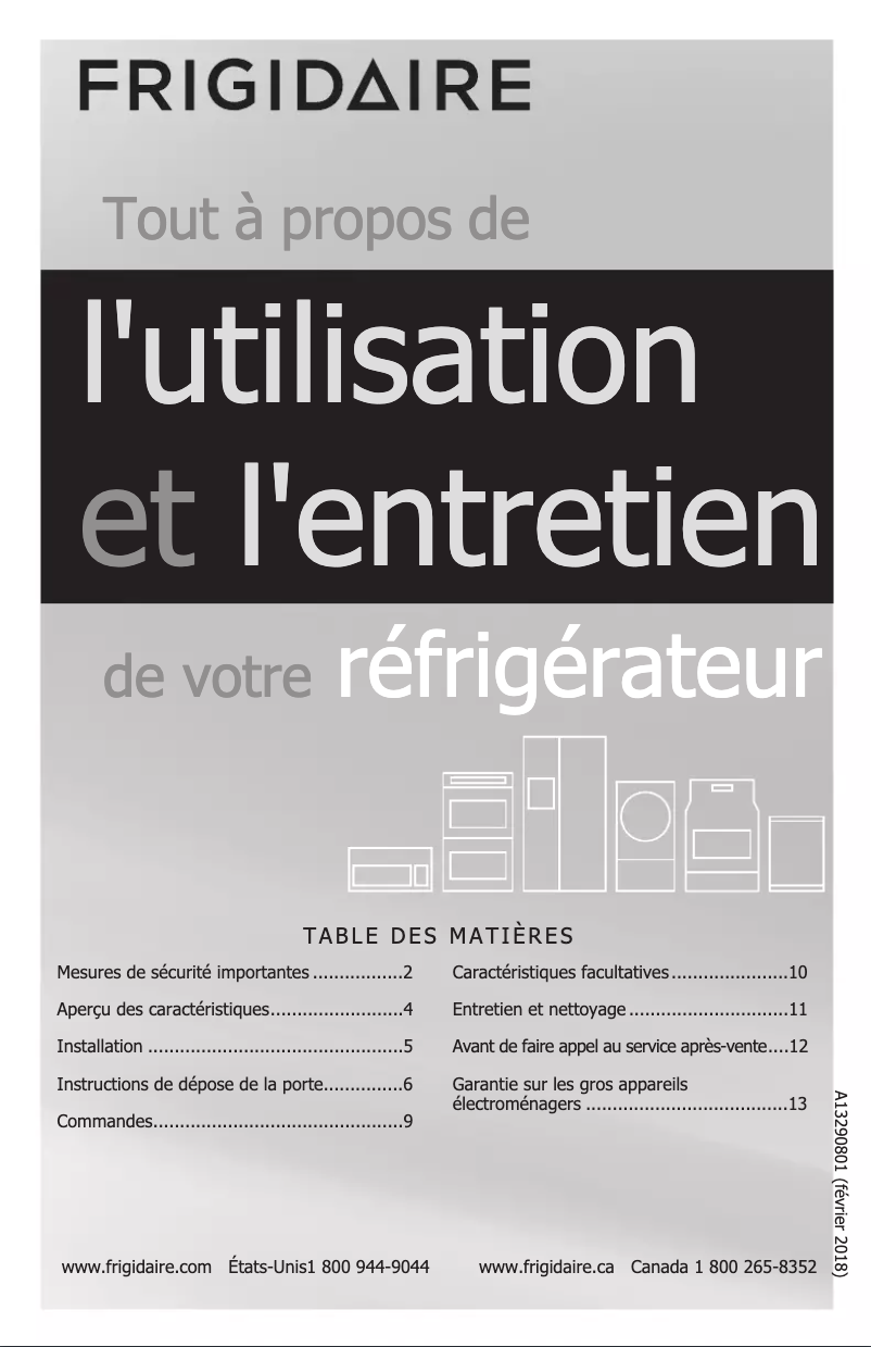 Página nº 1 - Manual de usuario Frigidaire FFET1022UB