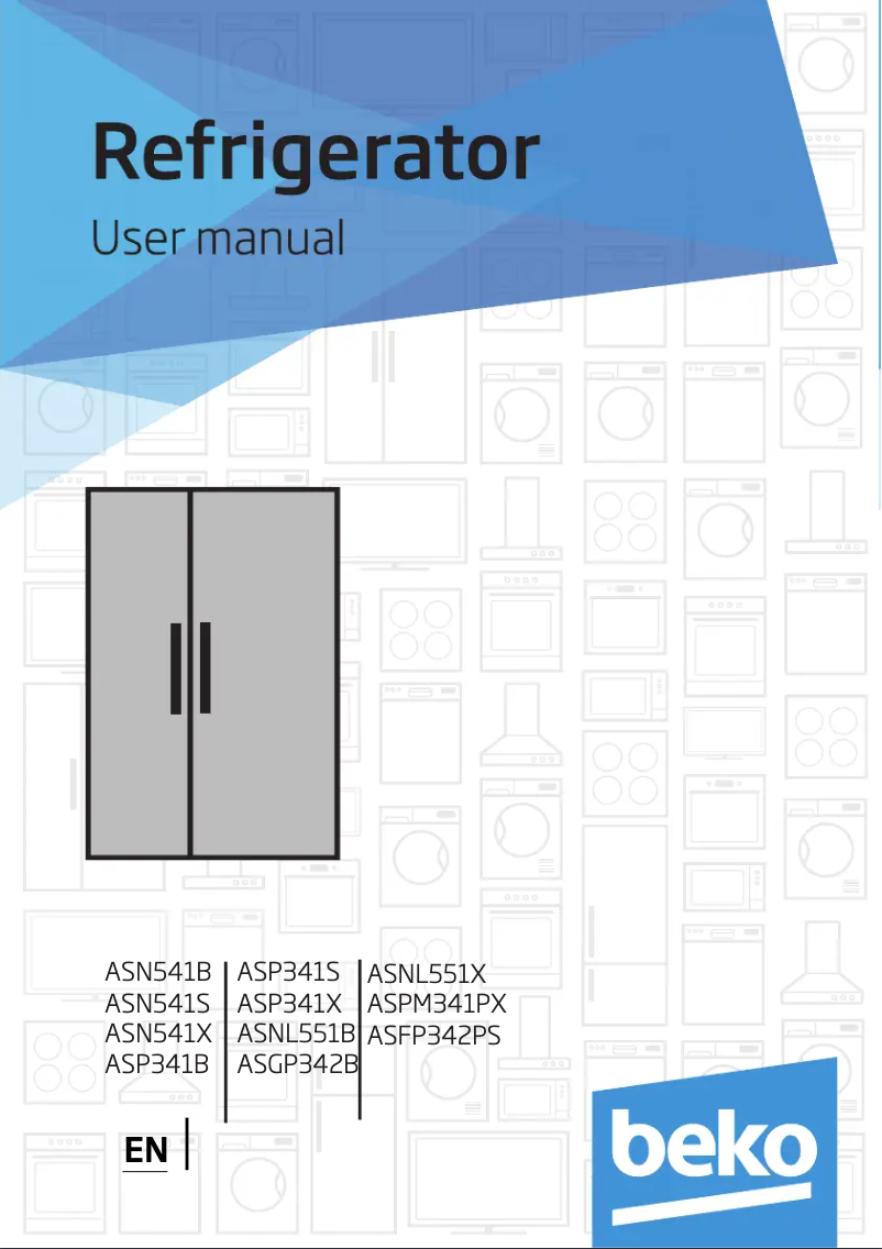Página 1 del manual Manual de usuario Beko ASFP342PS