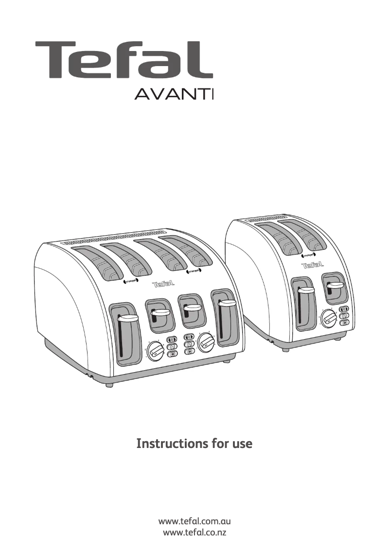 Página nº 1 - Manual de usuario Tefal Avanti TF562E40