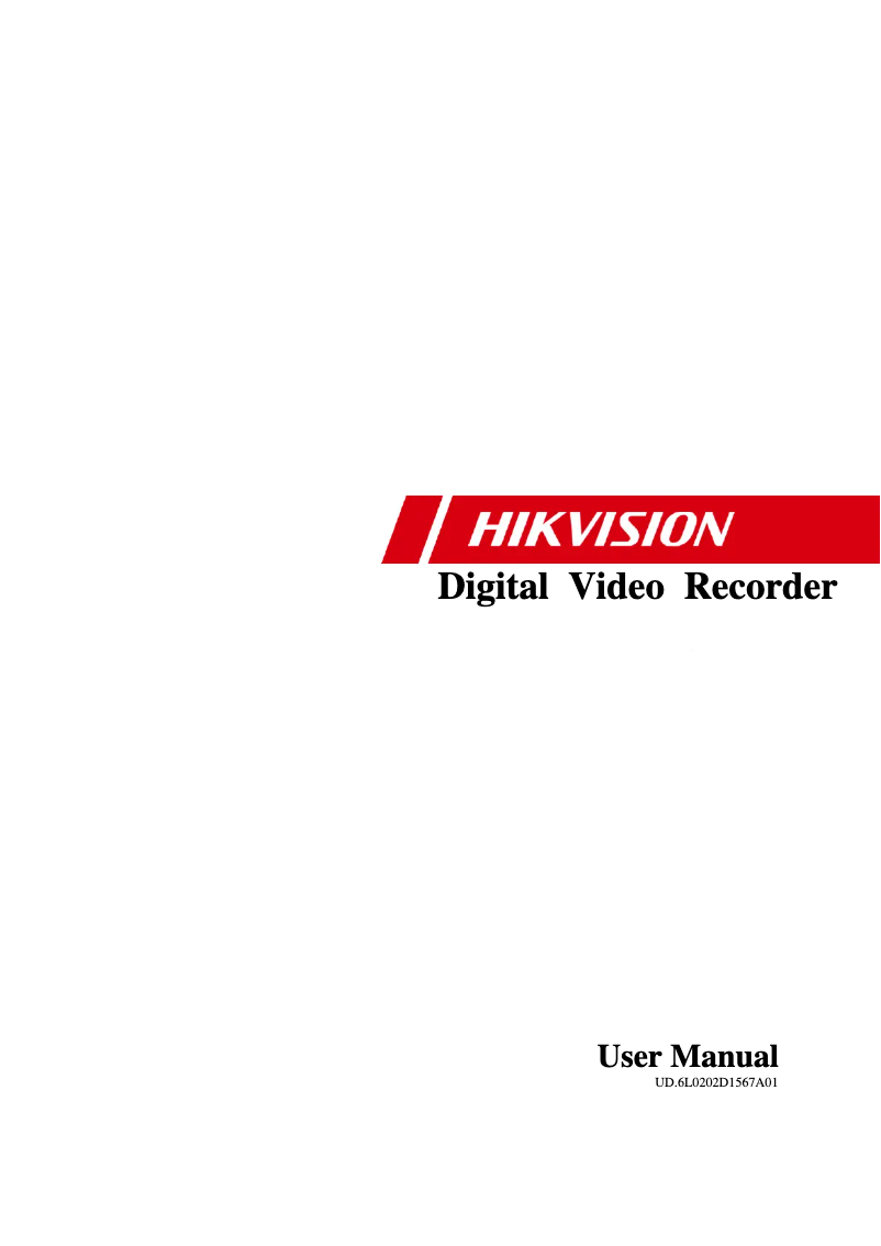 Página 1 del manual Manual de usuario Hikvision DS-9108HFI-ST
