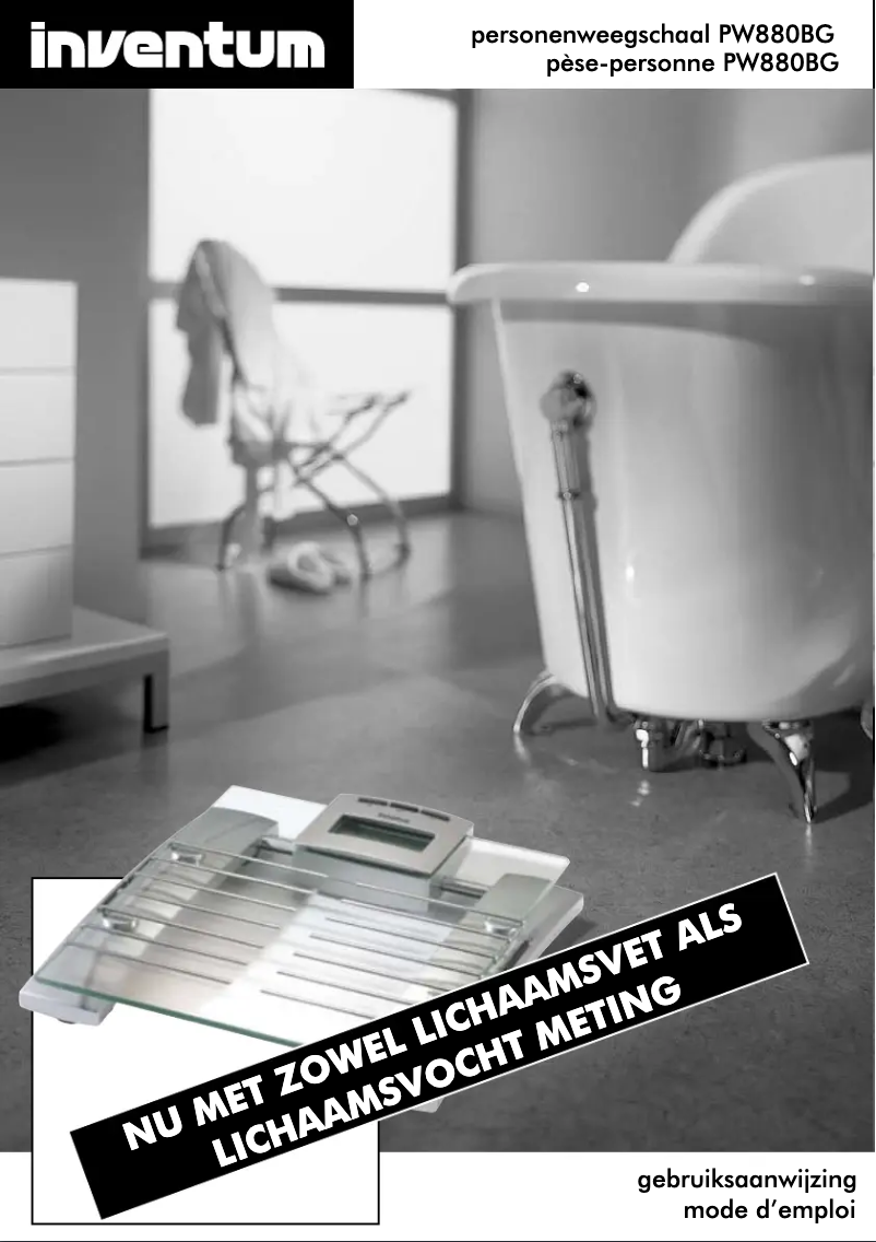 Imagen de la primera página del manual del dispositivo PW880BG