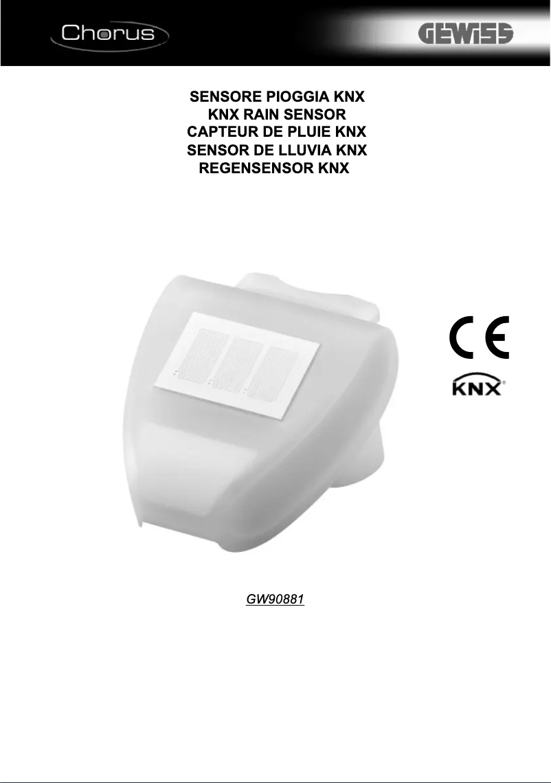 Imagen de la primera página del manual del dispositivo GW90881