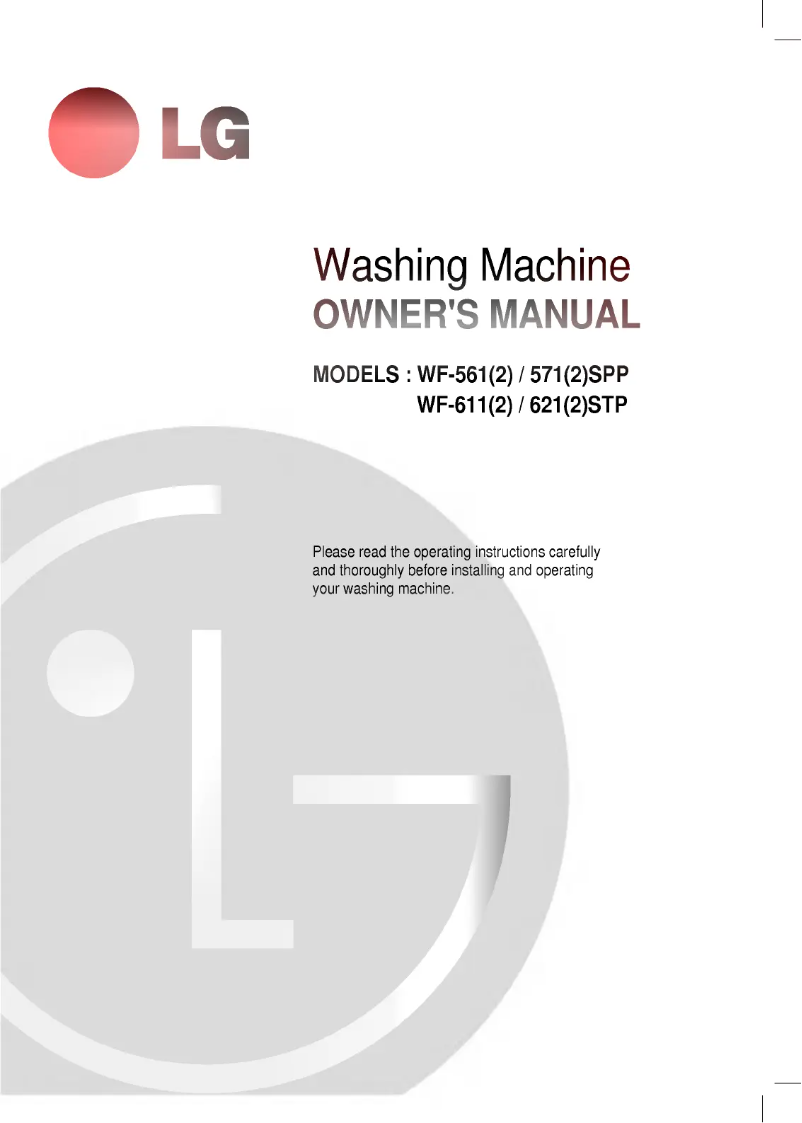 Imagen de la primera página del manual del dispositivo WF-571SPH