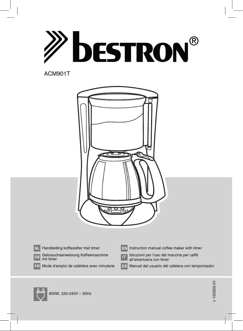 Página 1 del manual Manual de usuario Bestron ACM901T