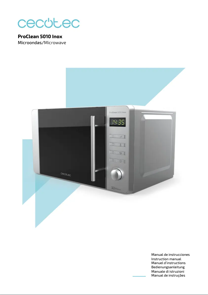 Imagen de la primera página del manual del dispositivo ProClean 5010 Inox