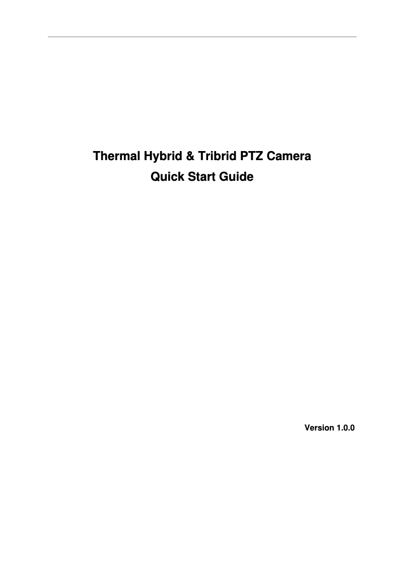 Página 1 del manual Guía de inicio rápido Dahua Technology TPC-PT8441C