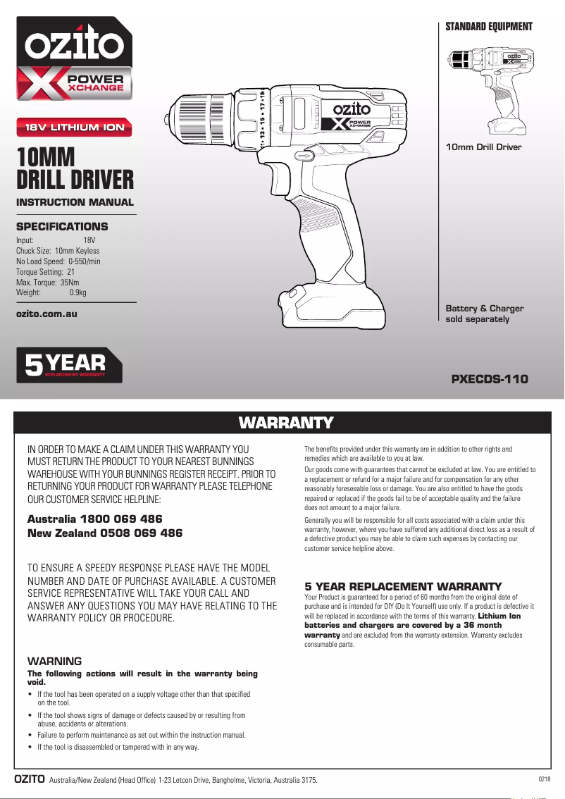 Imagen de la primera página del manual del dispositivo PXCDIK-250