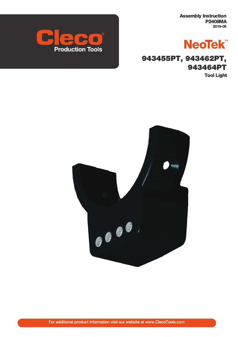 Imagen de la primera página del manual del dispositivo NeoTek 943455PT