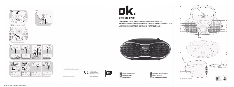 Página 1 del manual Manual de usuario OK ORC 610 DAB-B