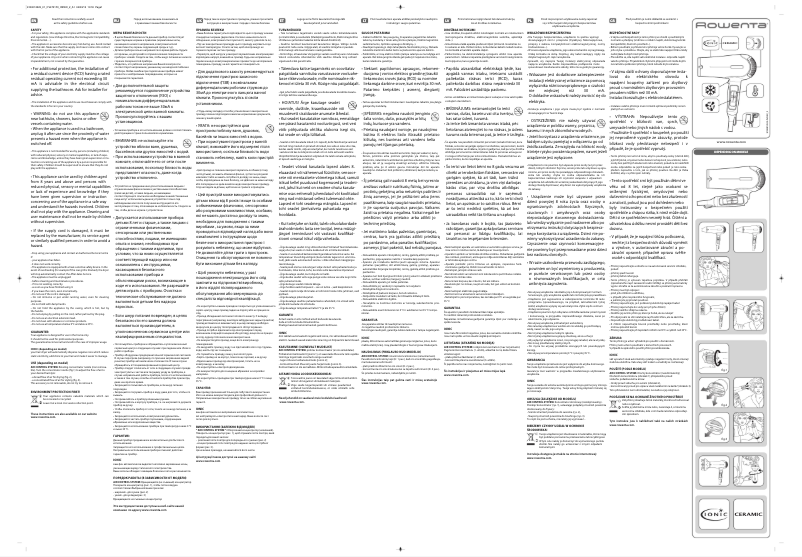 Imagen de la primera página del manual del dispositivo Compact Pro CV4721