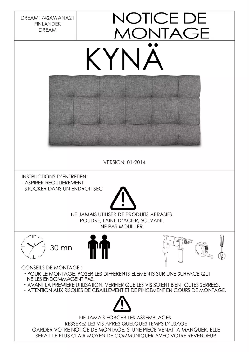 Página 1 del manual Manual de usuario Finlandek KYNA