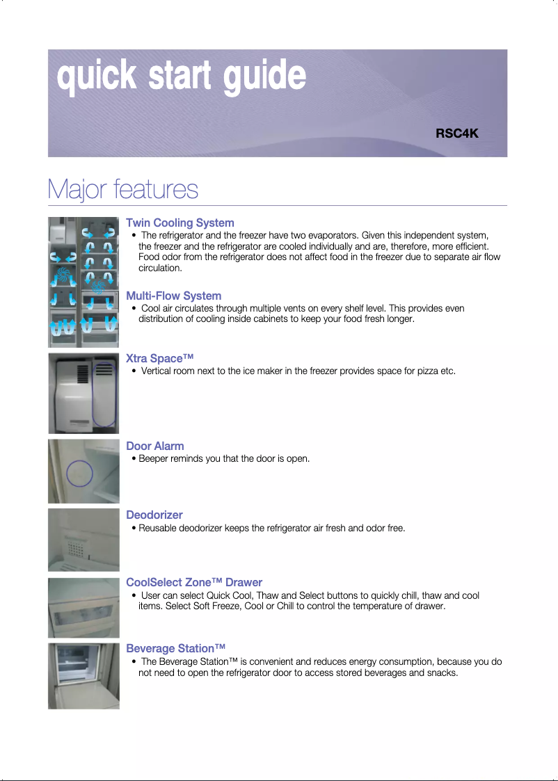 Página 1 del manual Guía de instalación Samsung K70KWSW