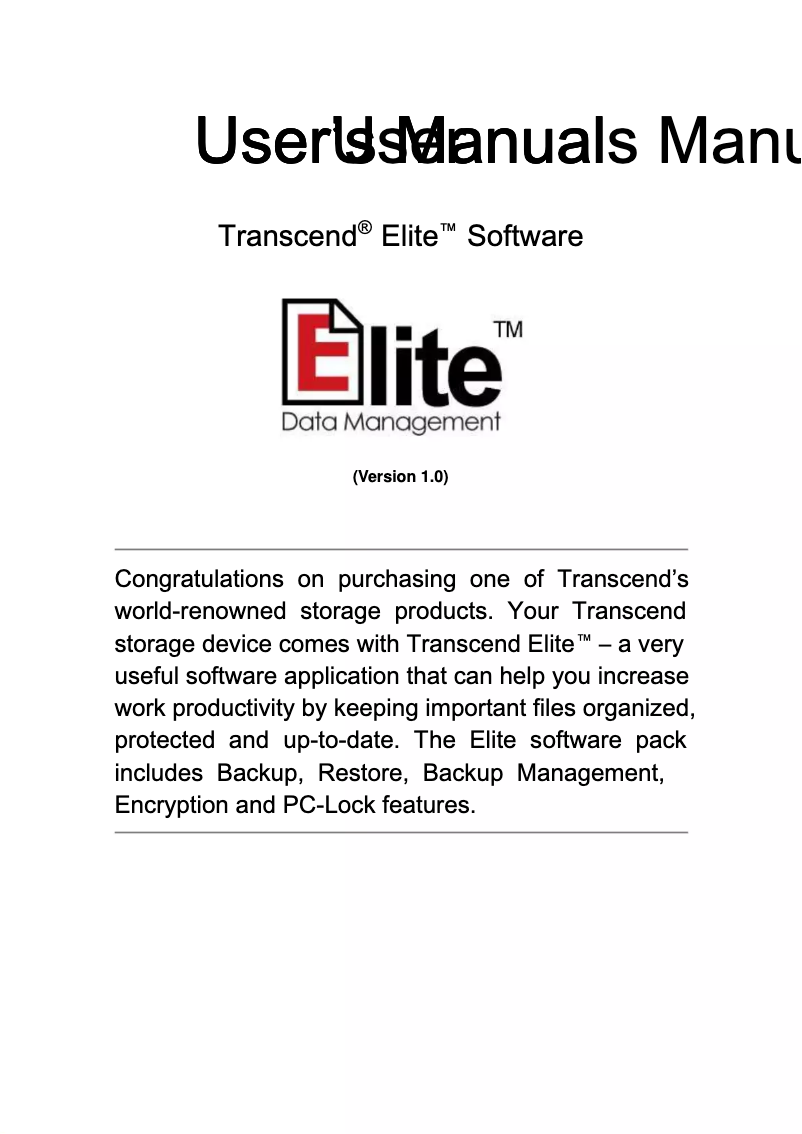 Imagen de la primera página del manual del dispositivo JetFlash 710S