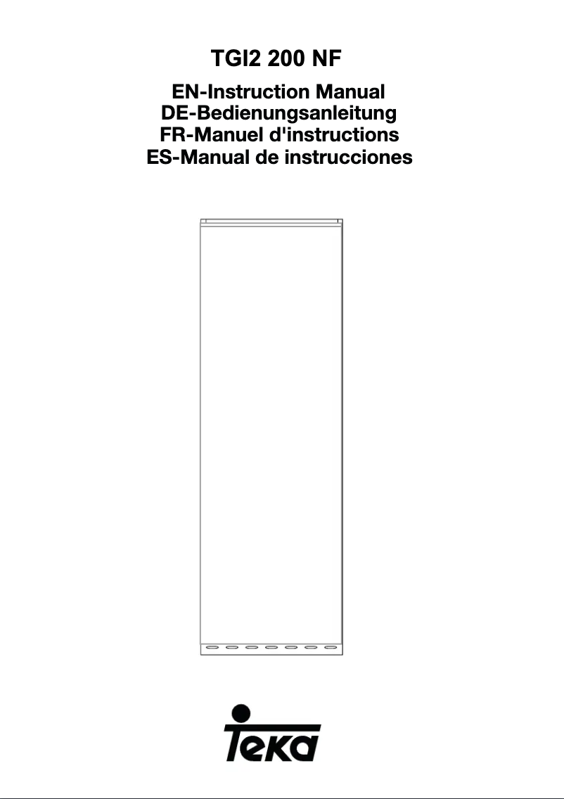 Imagen de la primera página del manual del dispositivo TGI2 200 NF