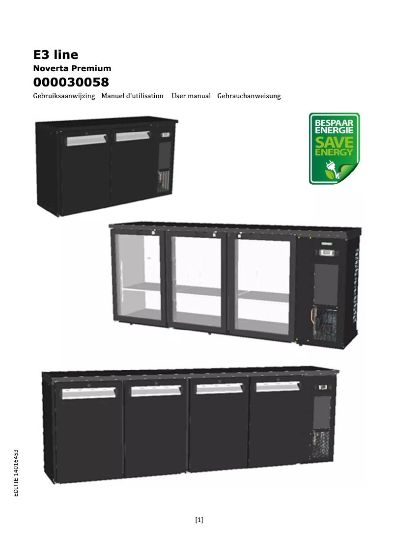 Página 1 del manual Manual de usuario Gamko Noverta Premium 000030058