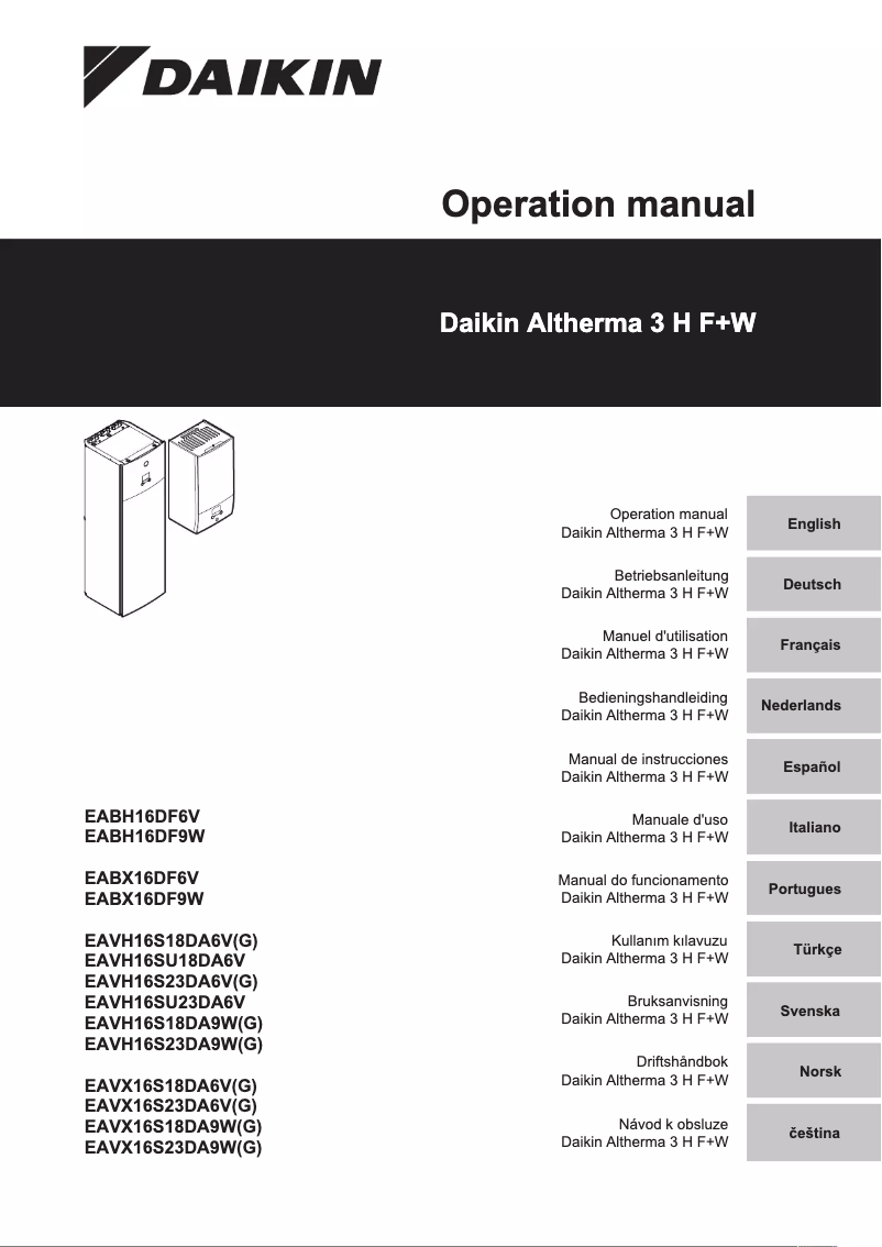 Imagen de la primera página del manual del dispositivo EABX16DF6V