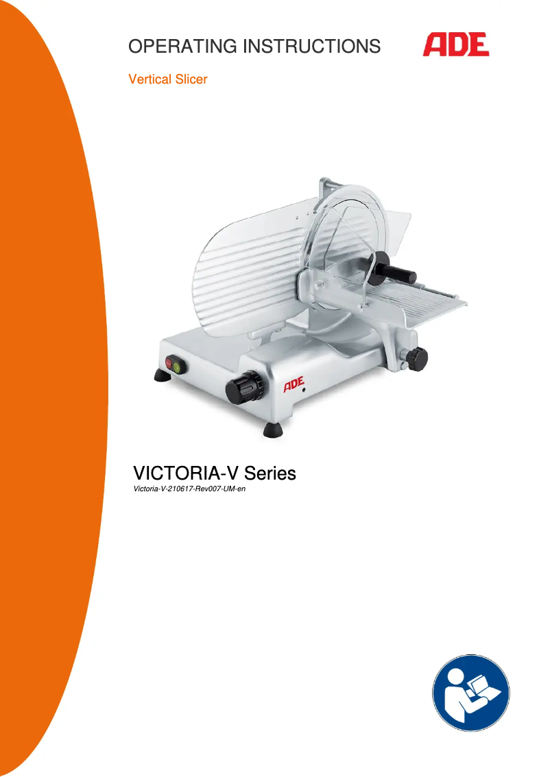 Página 1 del manual Manual de usuario ADE Victoria-V-210617