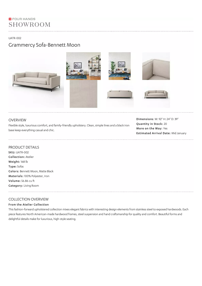 Página 1 del manual Manual de usuario Four Hands UATR-002