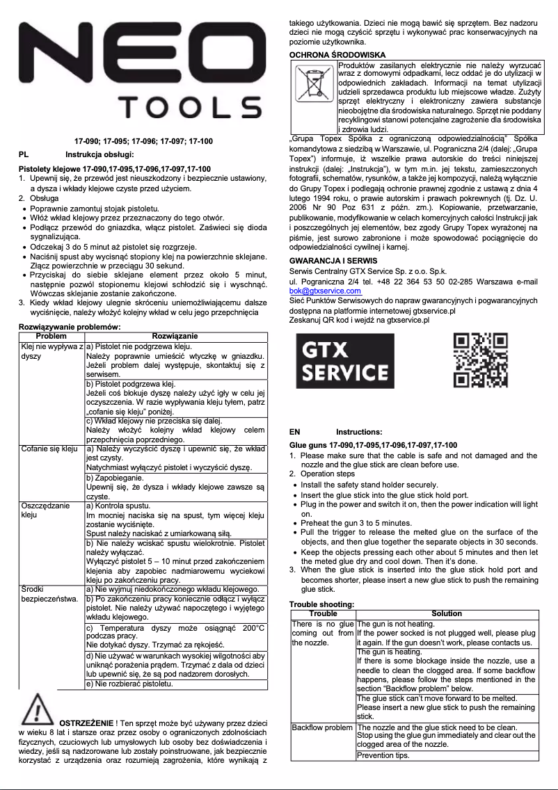 Imagen de la primera página del manual del dispositivo 17-095