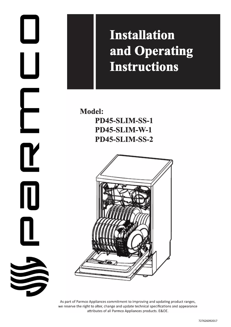 Imagen de la primera página del manual del dispositivo PD45-SLIM-SS-1