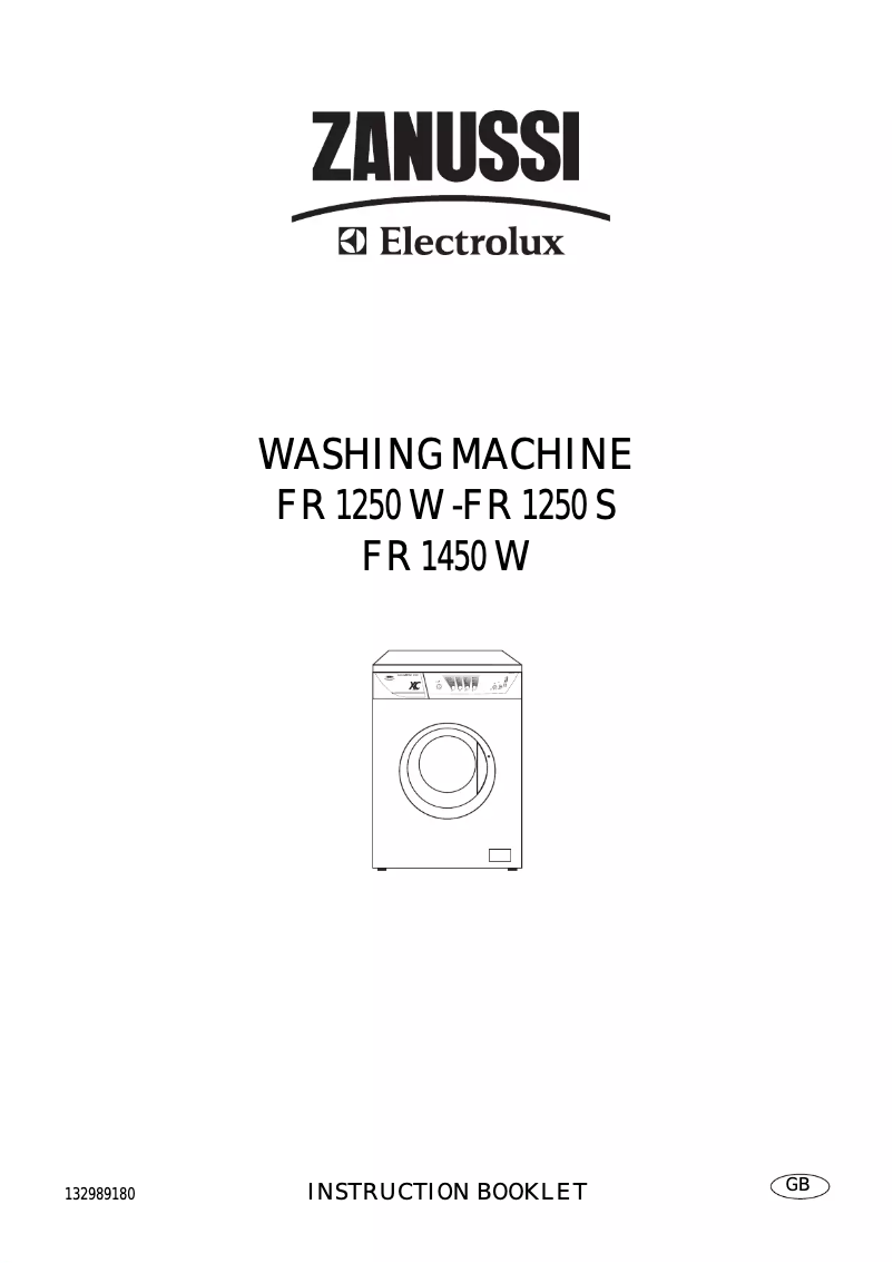 Imagen de la primera página del manual del dispositivo FR 1250 W