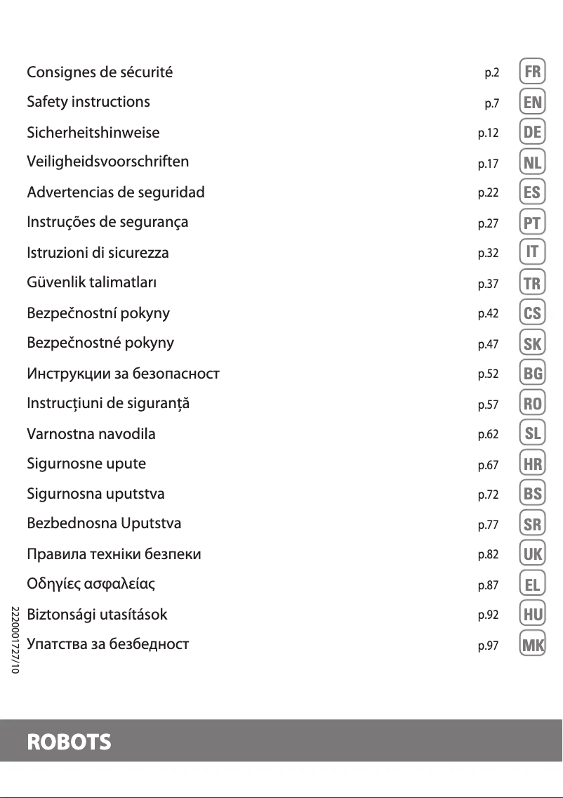 Imagen de la primera página del manual del dispositivo X-Plorer Serie 45 RR8227WH