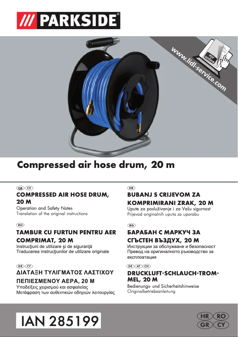 Imagen de la primera página del manual del dispositivo IAN 285199