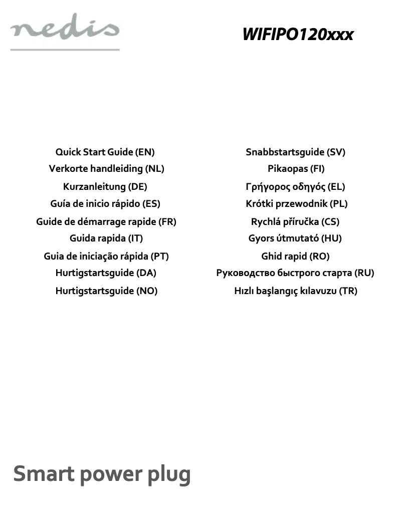 Imagen de la primera página del manual del dispositivo WIFIPO120FWT