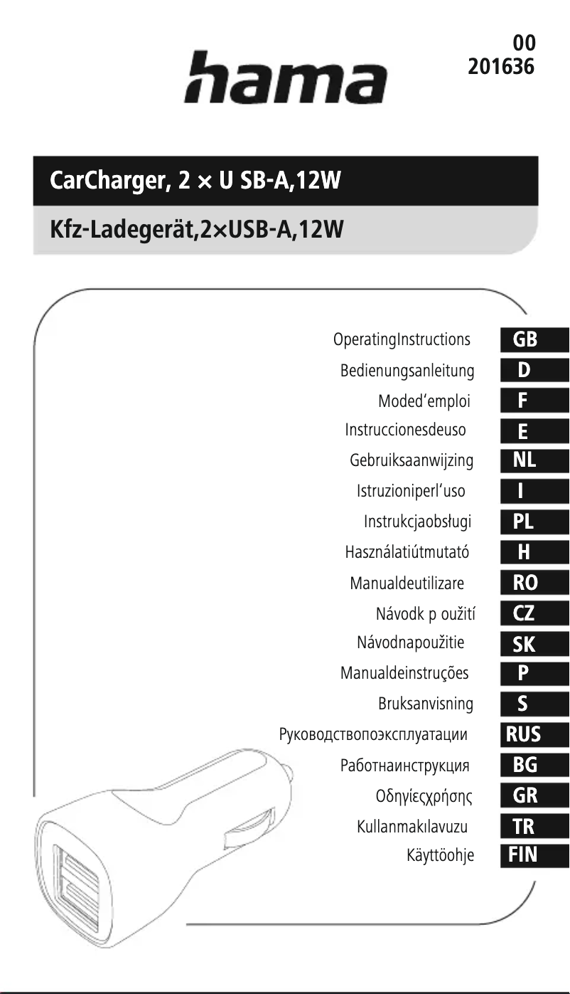 Imagen de la primera página del manual del dispositivo 201636