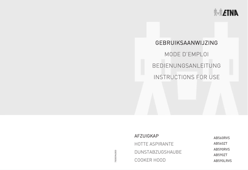 Imagen de la primera página del manual del dispositivo AB590LRVS
