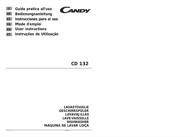 Imagen de la primera página del manual del dispositivo CD 132/1 L-S