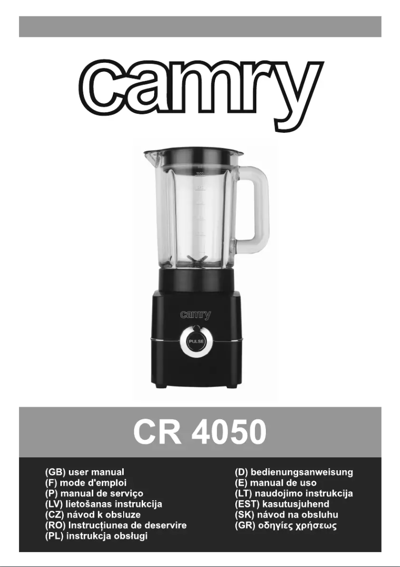 Imagen de la primera página del manual del dispositivo CR 4050