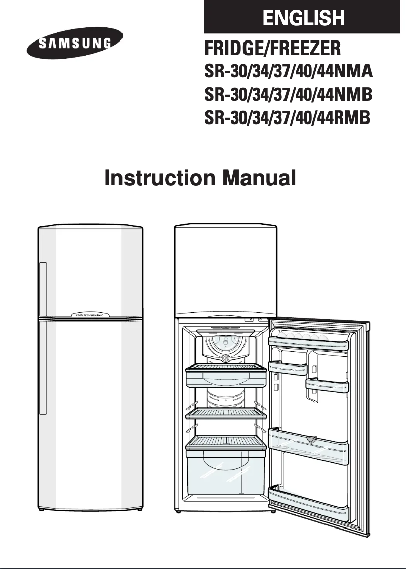 Imagen de la primera página del manual del dispositivo SR-34RMB