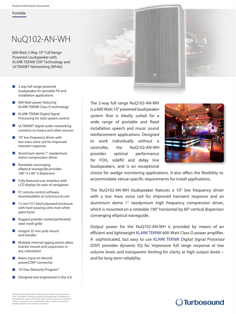 Imagen de la primera página del manual del dispositivo NuQ102-AN