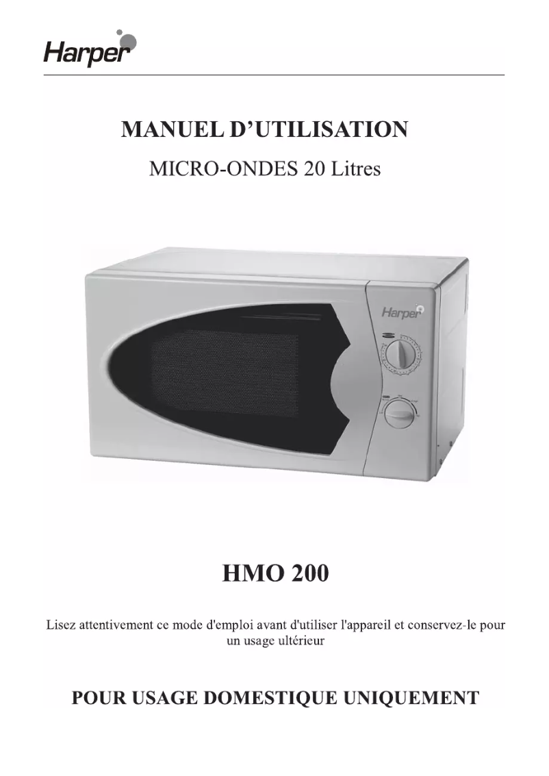 Imagen de la primera página del manual del dispositivo HMO200