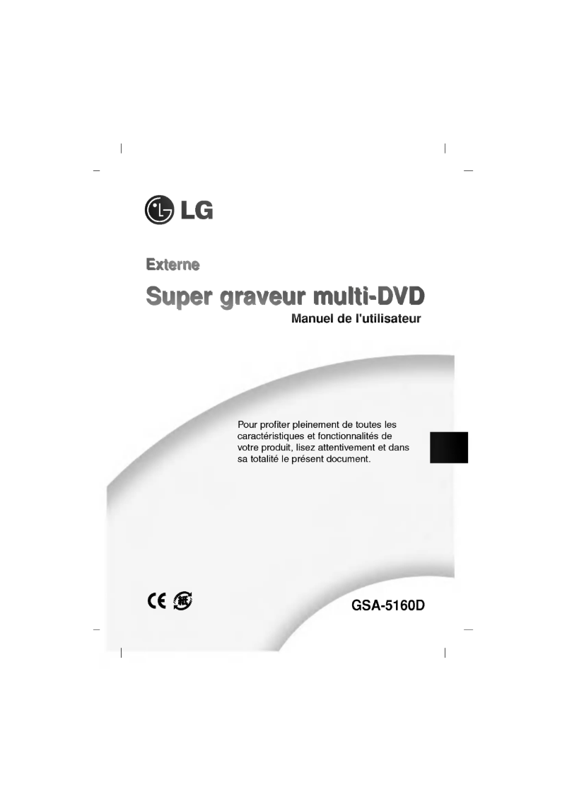 Página 1 del manual Manual de usuario LG GSA-5160D