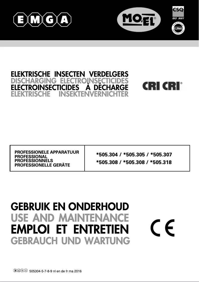 Imagen de la primera página del manual del dispositivo Cri-Cri 505304