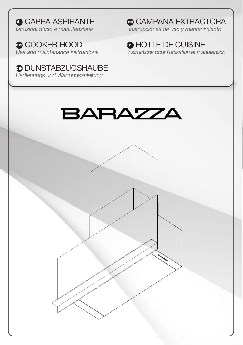 Página 1 del manual Manual de usuario Barazza 1KSTP12