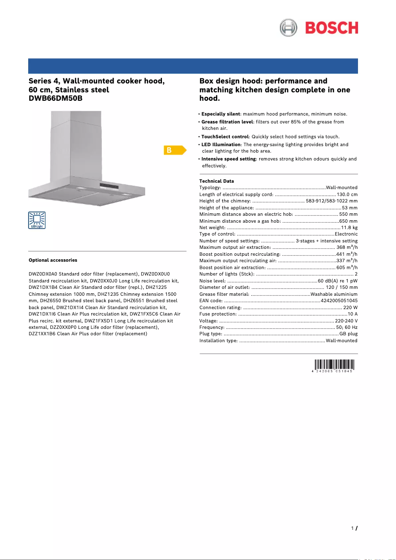 Imagen de la primera página del manual del dispositivo DWB66DM50B