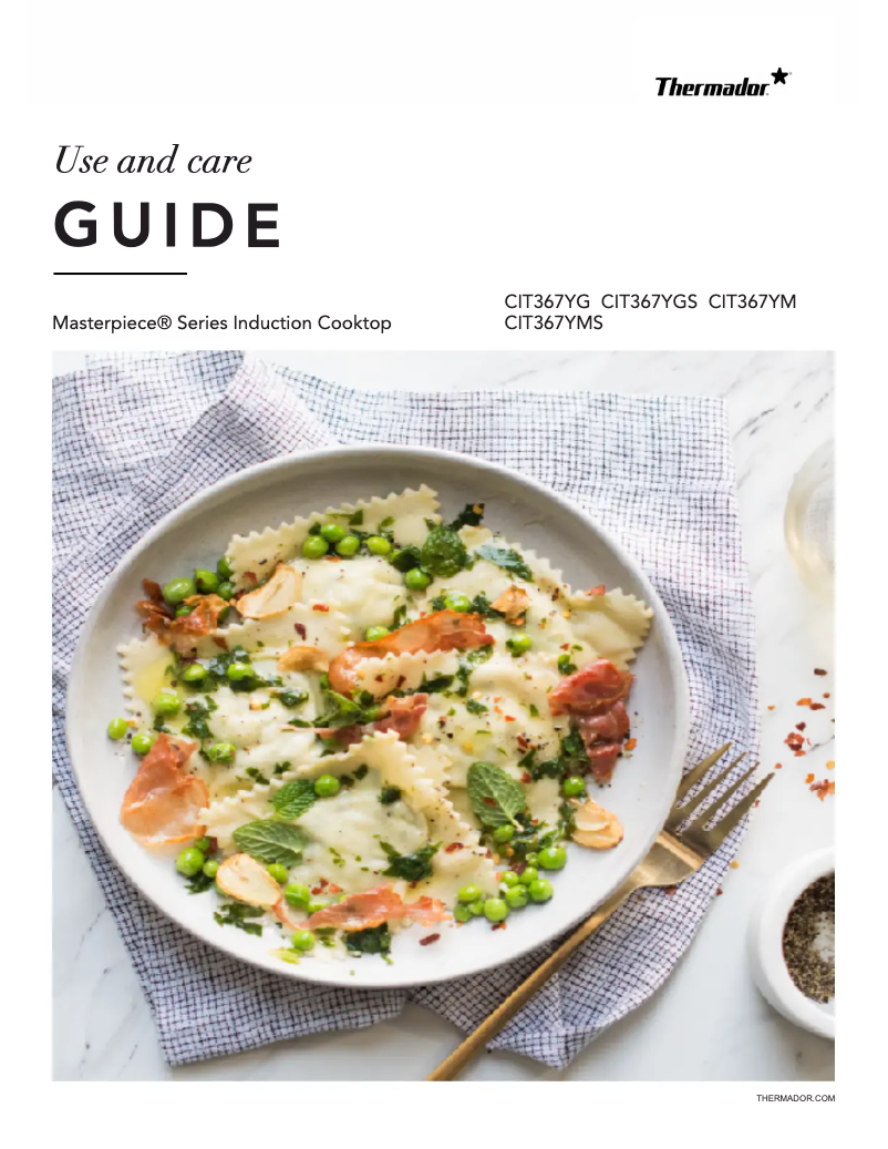 Página 1 del manual Manual de usuario Thermador CIT367YG