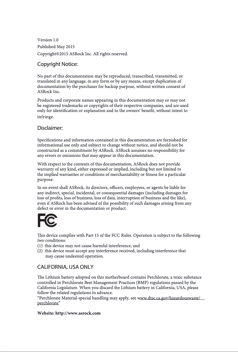 Página nº 1 - Manual de usuario Asrock Beebox N3150/W/BB