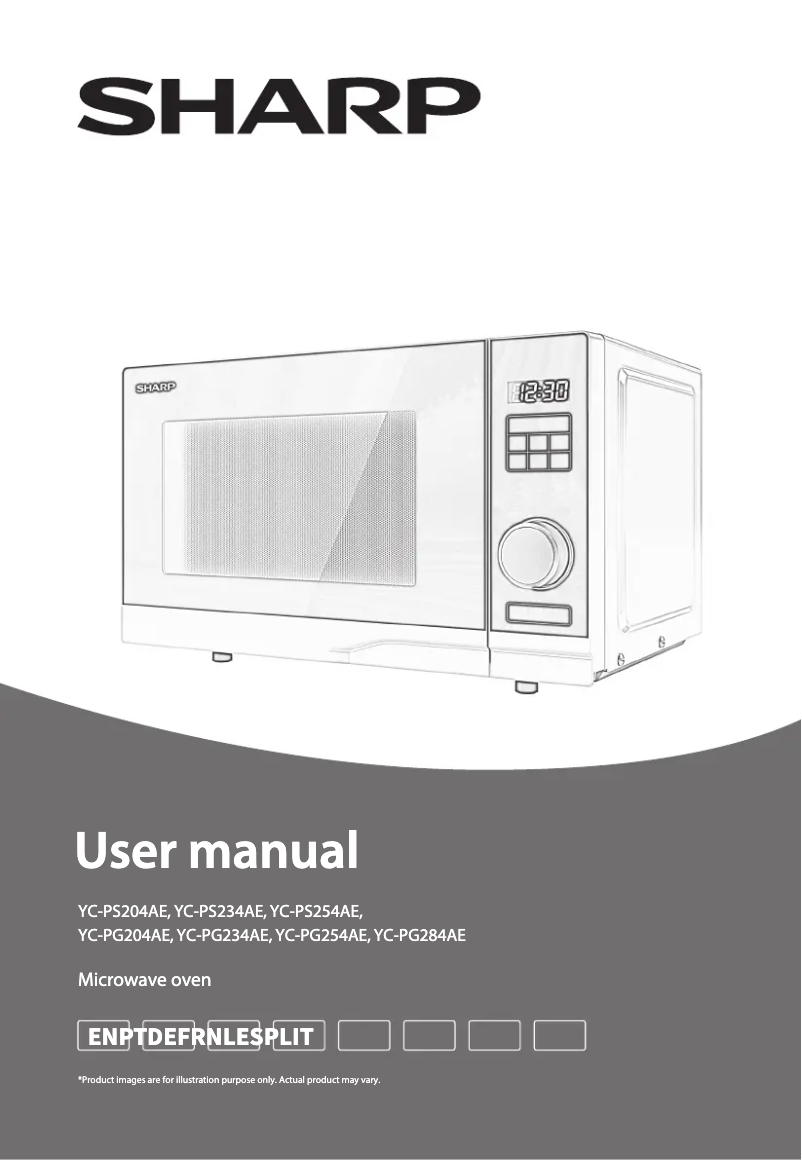 Página 1 del manual Manual de usuario Sharp YS-PG204AE