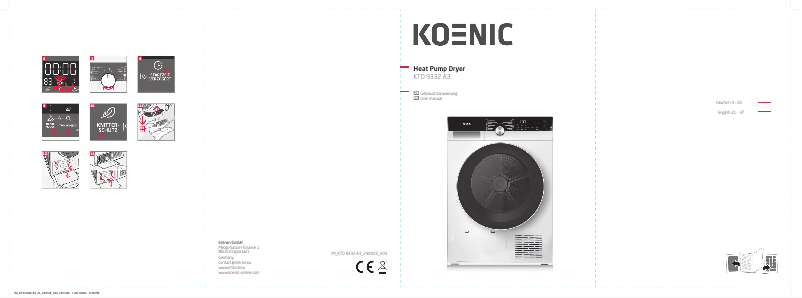 Imagen de la primera página del manual del dispositivo KTD 9332 A3