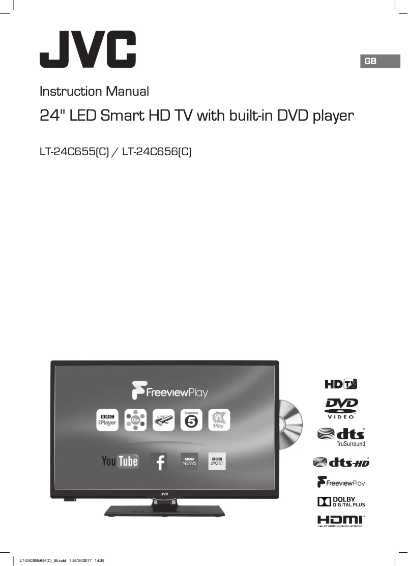 Imagen de la primera página del manual del dispositivo LT-24C655