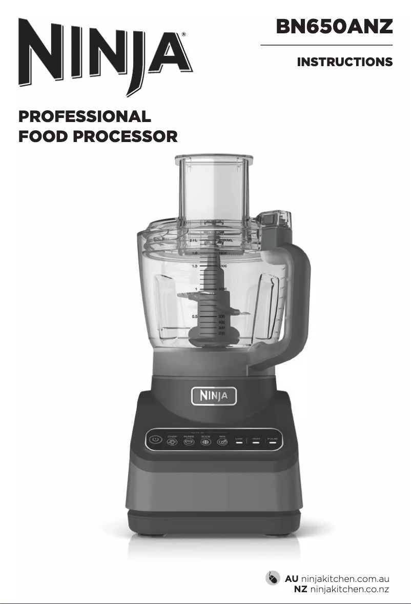 Página nº 1 - Manual de usuario Ninja Professional BN650