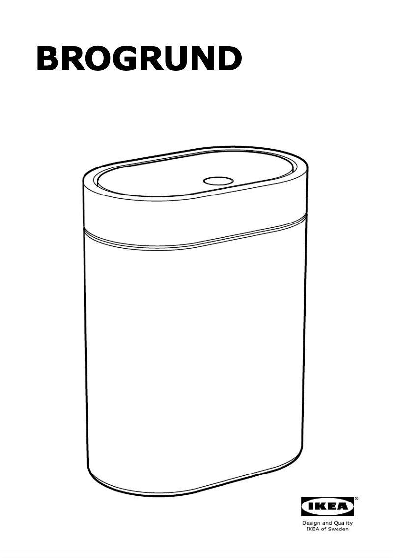 Página 1 del manual Manual de usuario Ikea BROGRUND 704.333.64